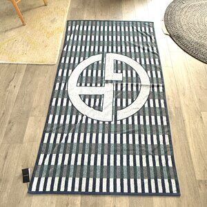 GIORGIO ARMANI 40" X 70" Authentic Multi-color Beach Towel, Retail $495